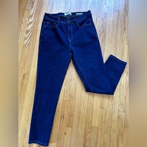 Dark denim skinny jeans
